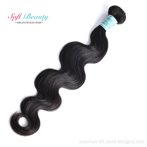 100% Human Hair With Lace Frontal Closure Weave Raw Mink Brazilian Bundles Cuticle Aligned Virgin Human Hair Extension